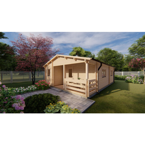 Chalet Almeria 68 mm 600x887 cm