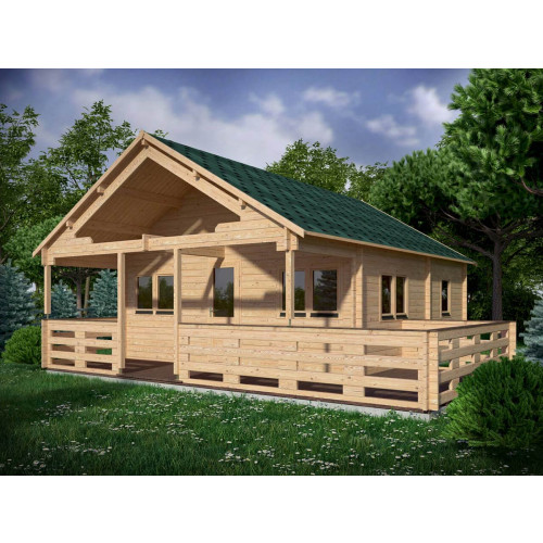 Chalet Gustav A 68 mm 600x600 cm 