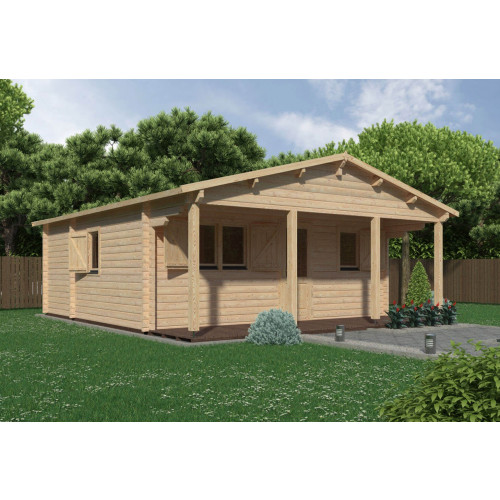 Chalet Louise 68 mm 600x600 cm